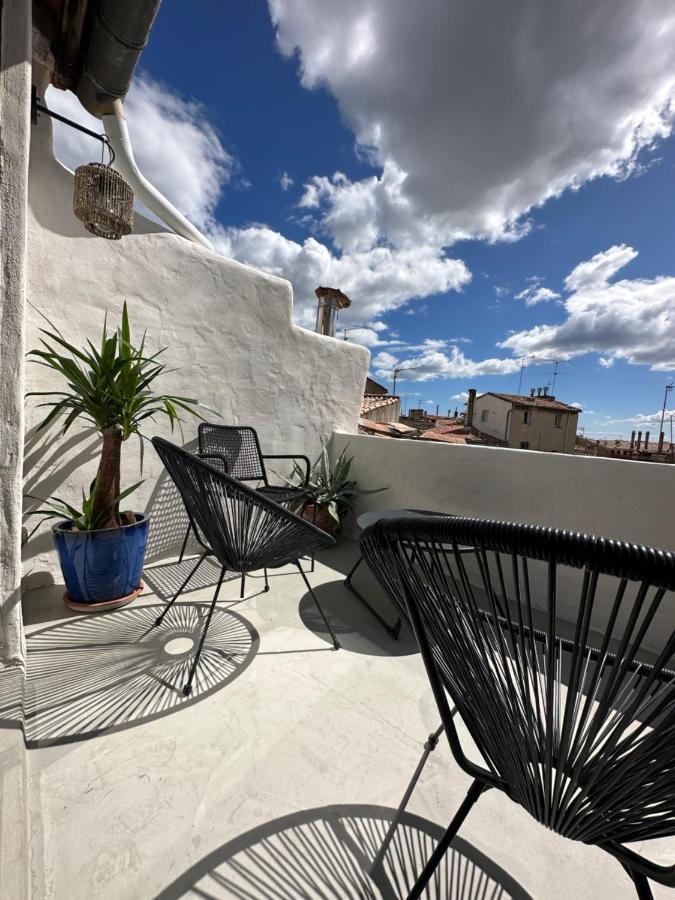 La Boheme Centre Historique - Terrasse Sur Les Toits - Hh Appartement Montpellier Buitenkant foto